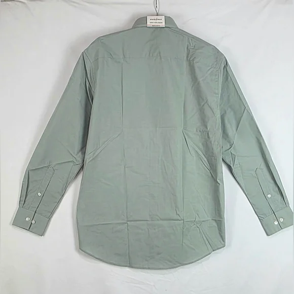 $60 Van Heusen Mens Classic Regular-Fit Stain Shield Stretch Shirt - Picture 3 of 7